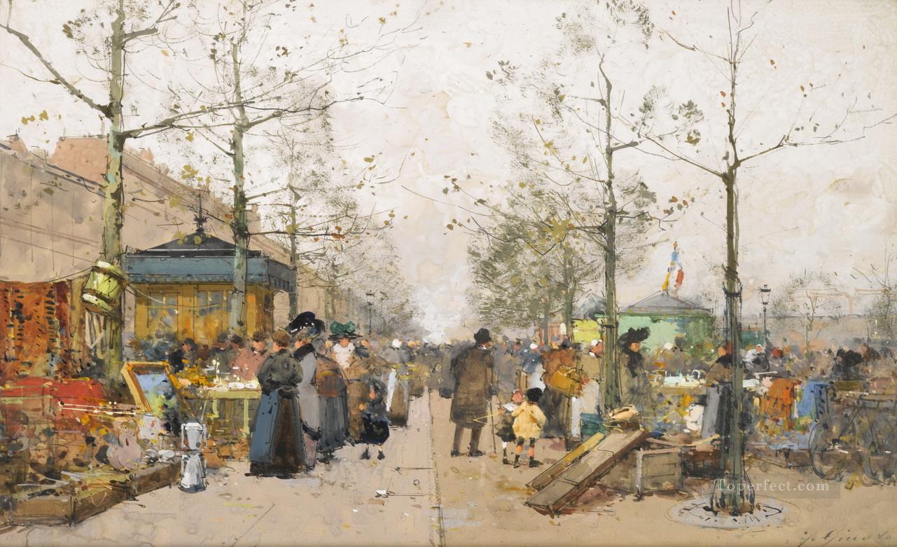 Brocante Eugene Galien Parisian Oil Paintings